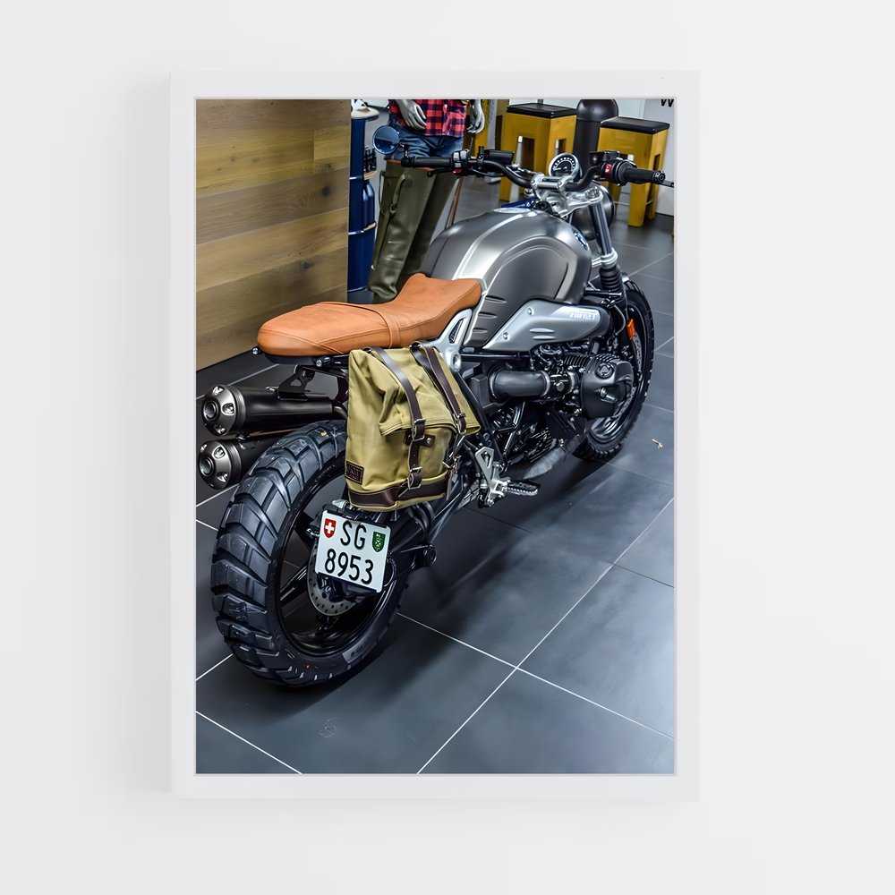 Poster Garage Rétro – affiche BMW Motorrad (vue 3)